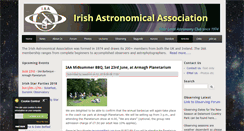 Desktop Screenshot of irishastro.org.uk